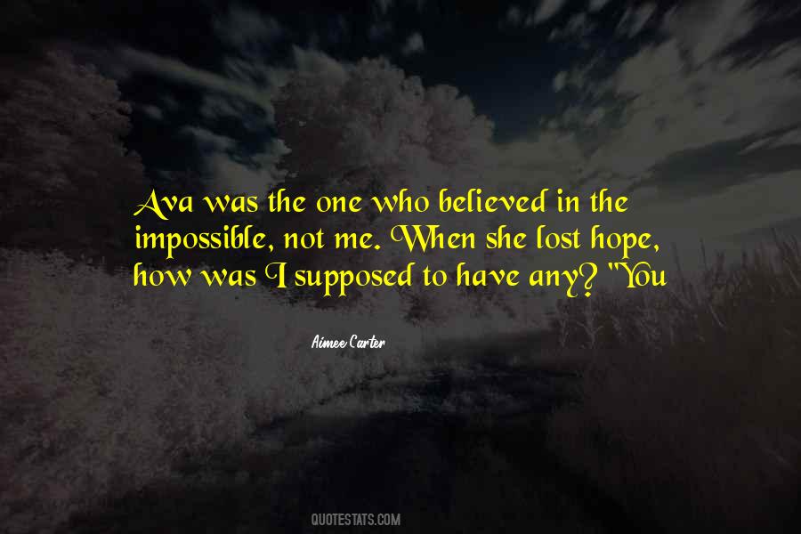 Quotes About Lost Hope #321334