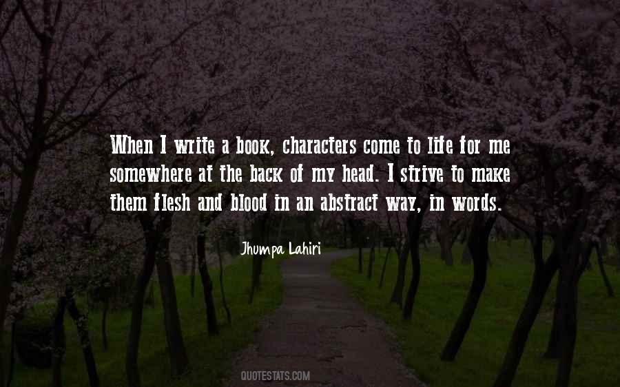 Characters Come To Life Quotes #344259