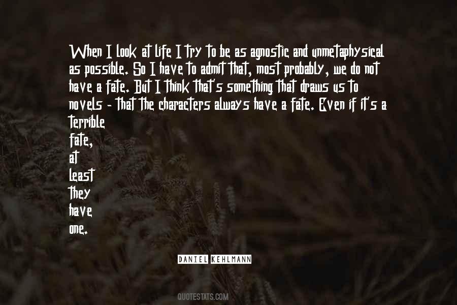 Characters Come To Life Quotes #48989
