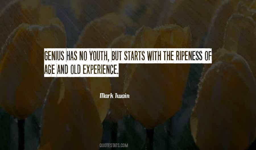 Quotes About Age And Experience #275679