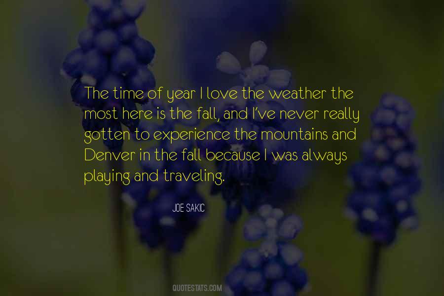 Quotes About Weather And Love #1051037