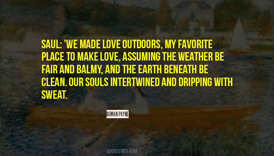 Quotes About Weather And Love #1273171