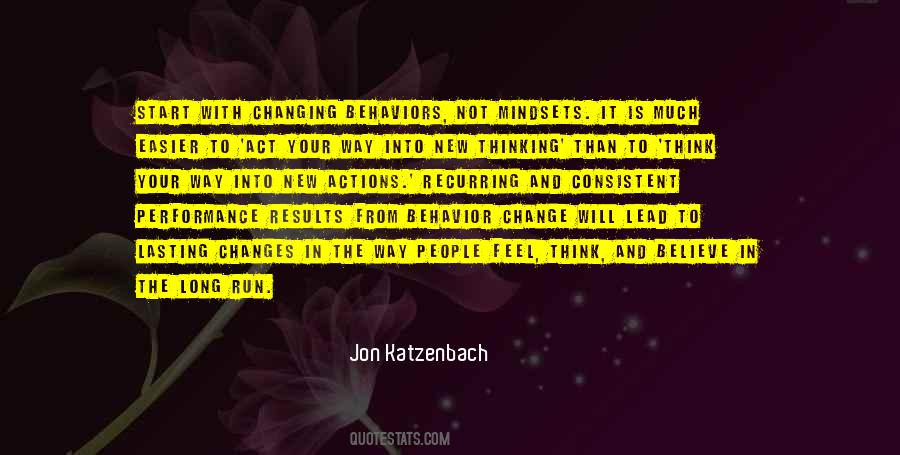 Quotes About Changing Behavior #1384072