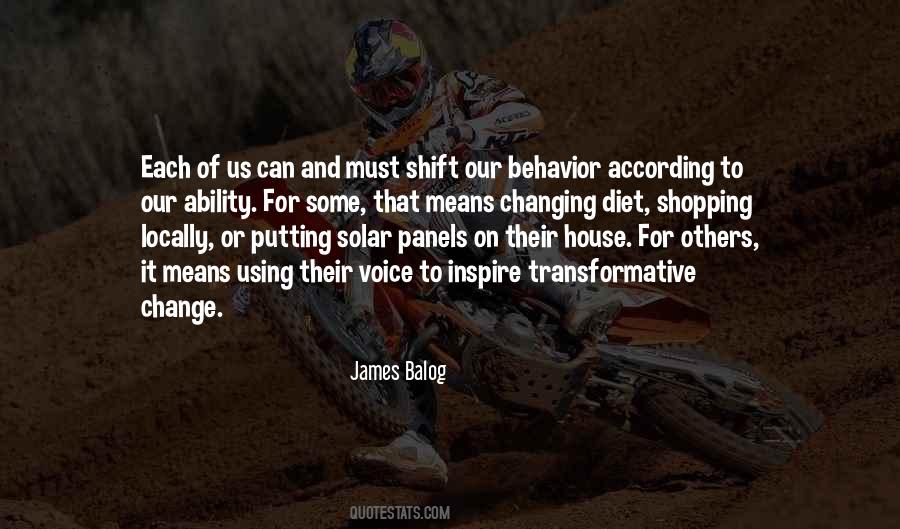 Quotes About Changing Behavior #1557091