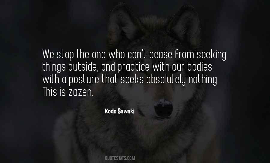 Quotes About Zazen #456767