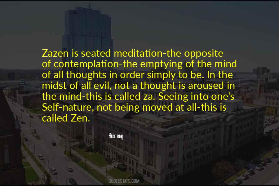 Quotes About Zazen #837250