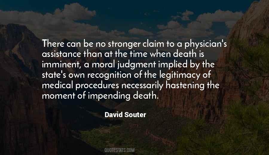 Quotes About Imminent Death #565476