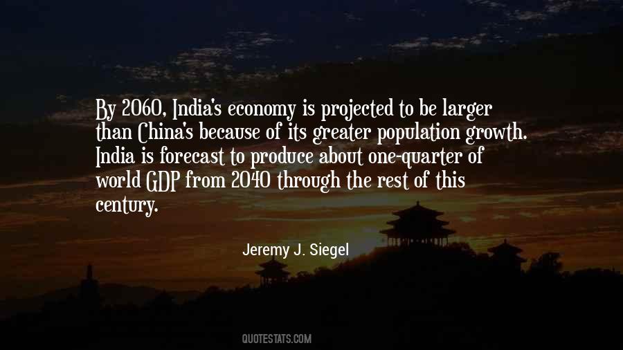 Quotes About India's Economy #757552