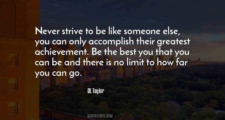 Be The Best Quotes #1196599