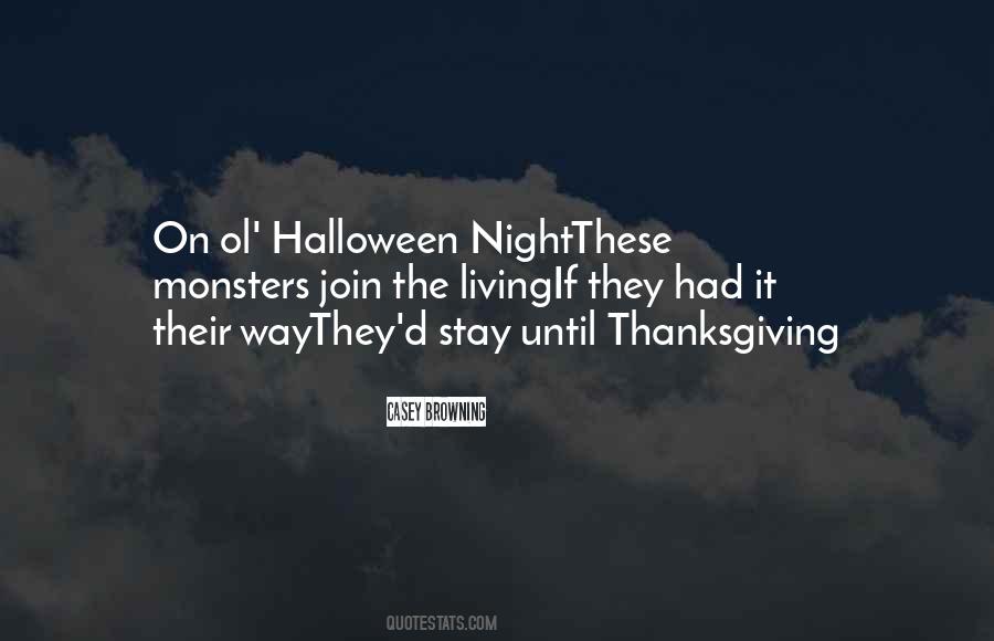 Quotes About Halloween Night #278417