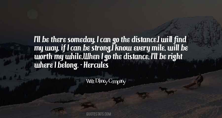 Quotes About The Distance #1379844