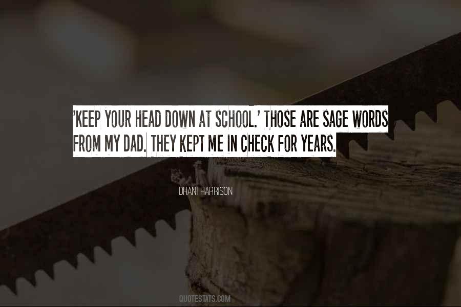 Your Head Down Quotes #1510541