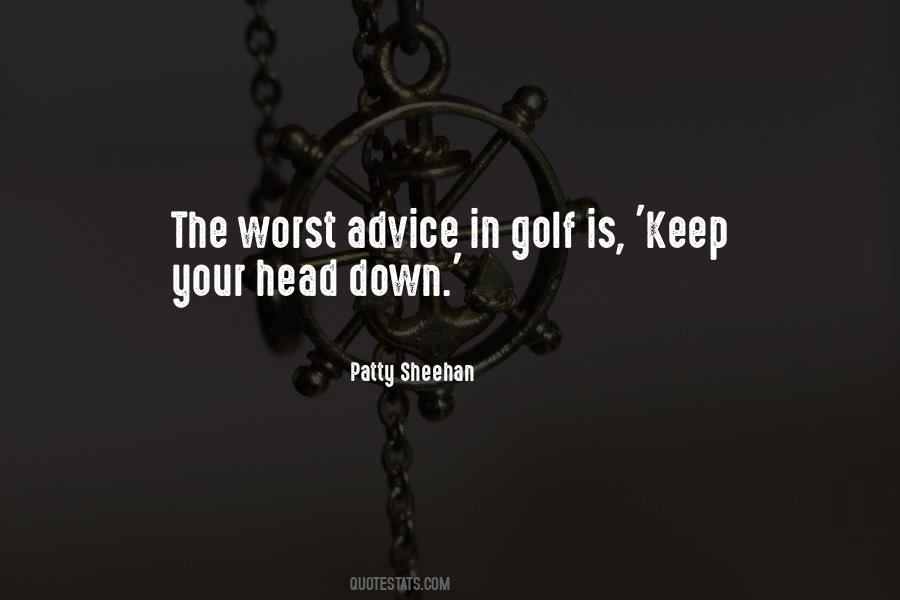 Your Head Down Quotes #977735