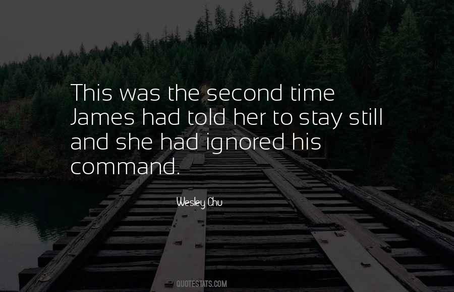 Second In Command Quotes #1144095