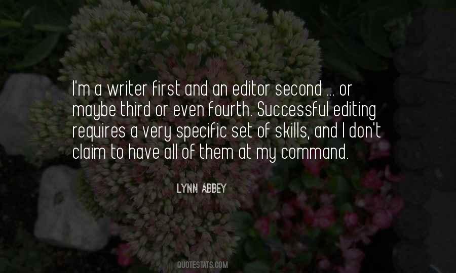 Second In Command Quotes #1186371