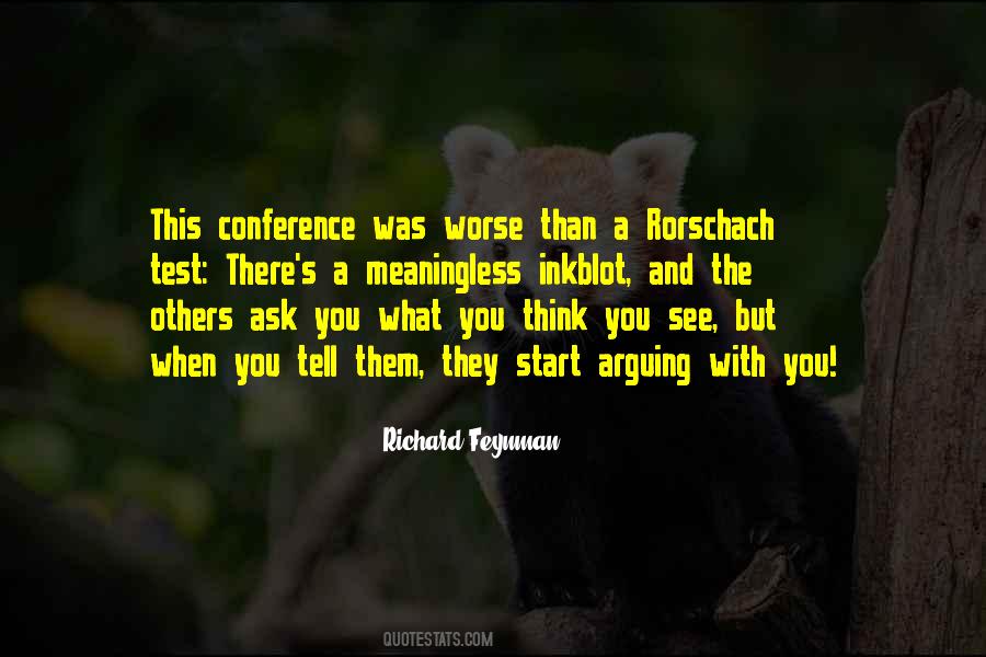 Quotes About Rorschach Test #60435