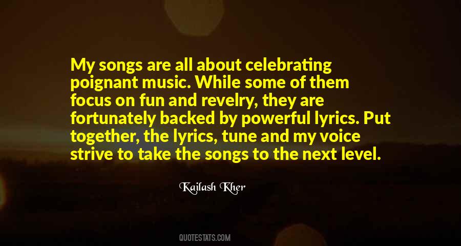 Quotes About Powerful Music #1334801