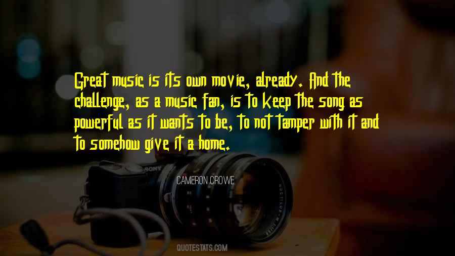 Quotes About Powerful Music #207223