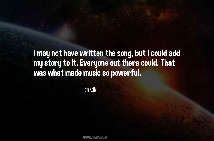 Quotes About Powerful Music #661938
