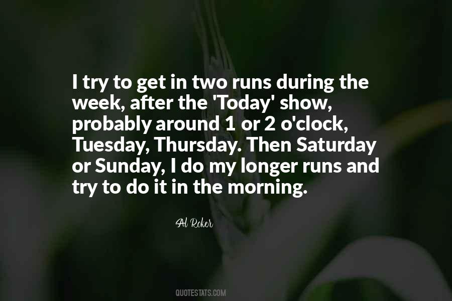 Quotes About Thursday Morning #1605874