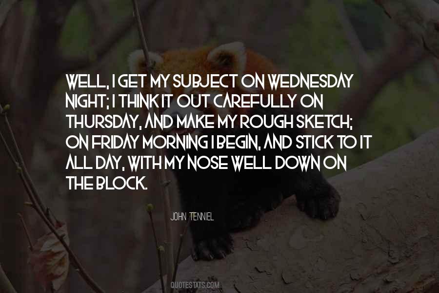 Quotes About Thursday Morning #1606046