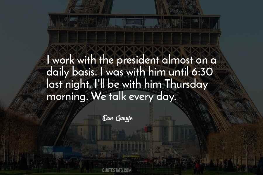 Quotes About Thursday Morning #988488