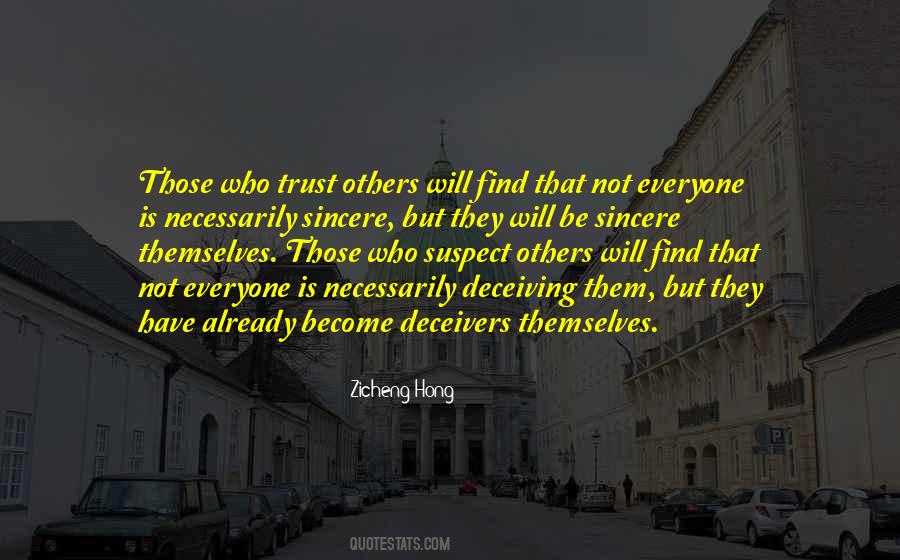 Quotes About Deceiving Others #1149656