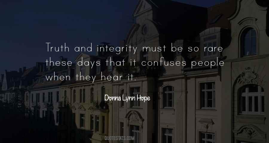 Quotes About Truth And Integrity #156647