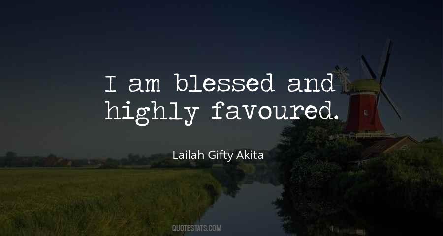 Quotes About I Am Blessed #497487