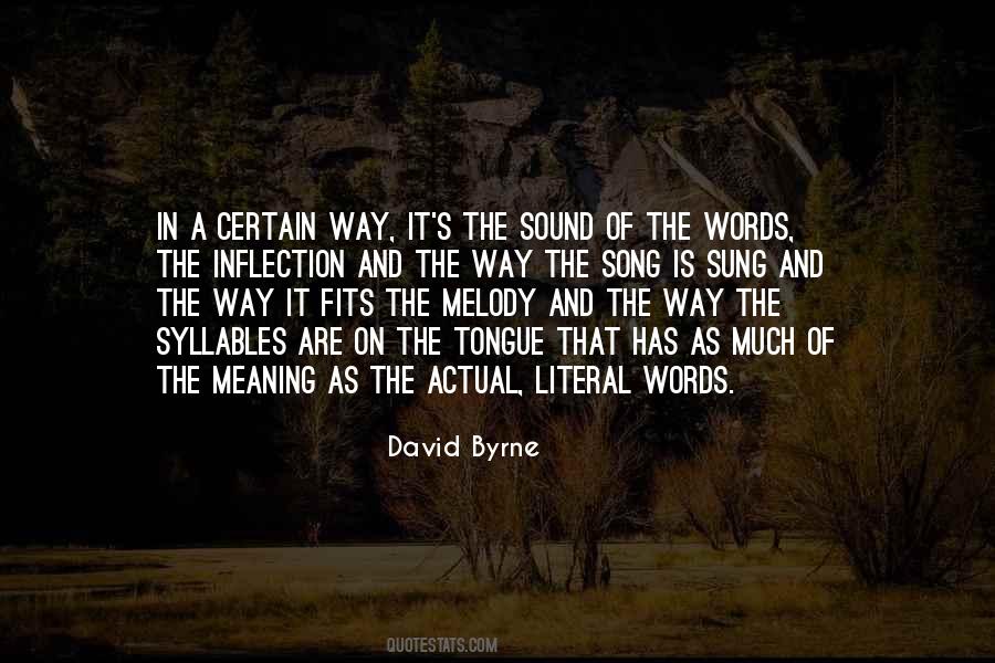 Quotes About Words Without Meaning #127302