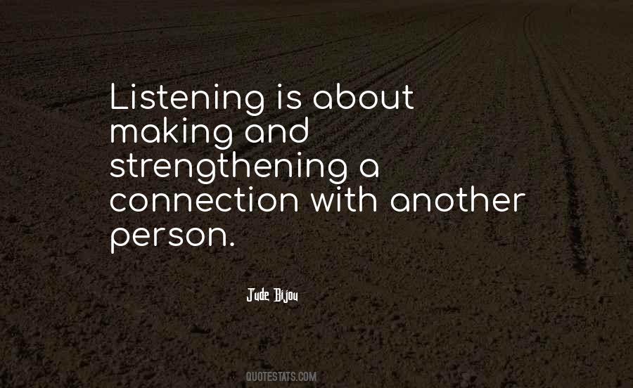 Quotes About Making Connections #1686155