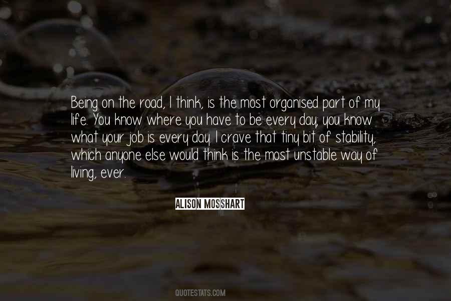Quotes About Living On The Road #1447900