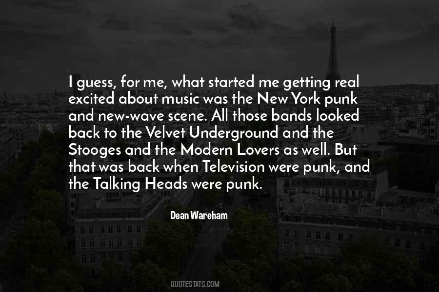 Quotes About Velvet Underground #1165794