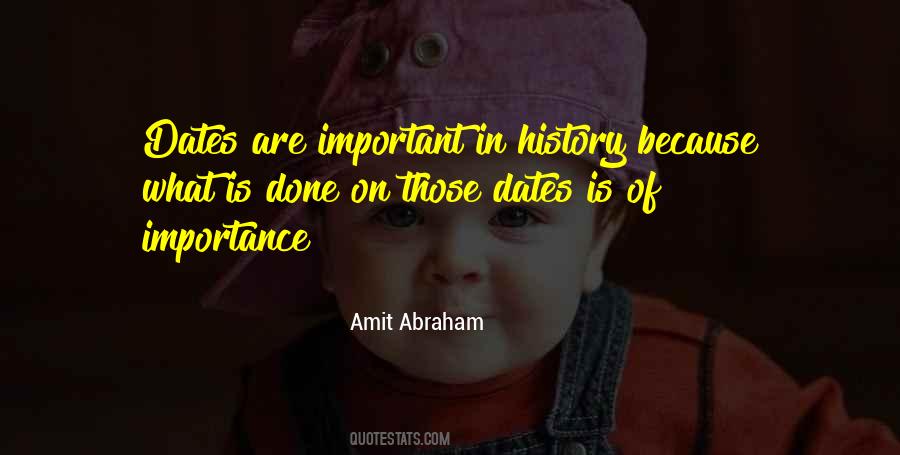 Importance History Quotes #653809