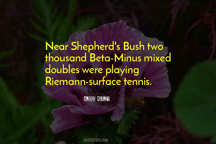 Quotes About Doubles #857646