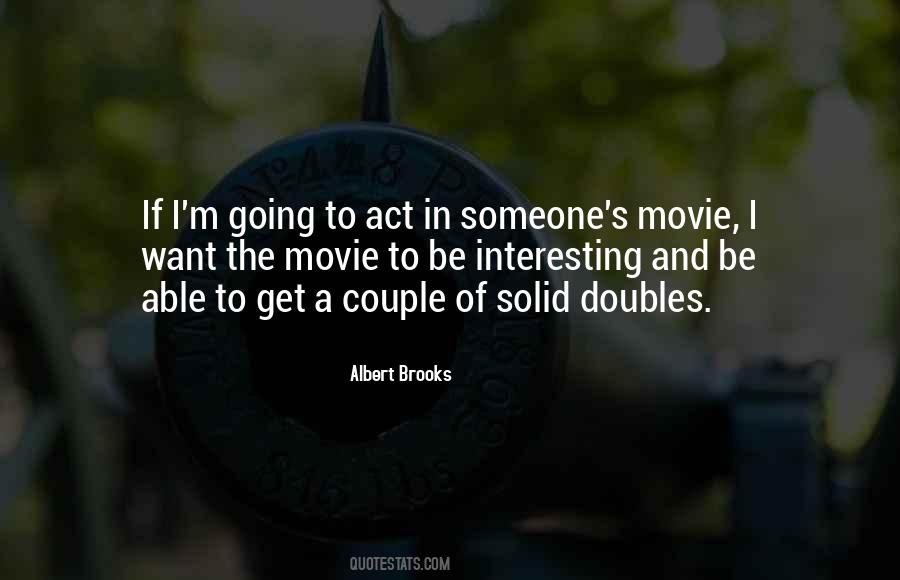 Quotes About Doubles #878035