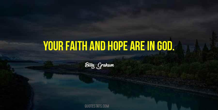 Quotes About Faith And Hope In God #1452839