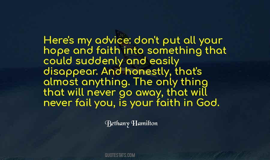 Quotes About Faith And Hope In God #1461073