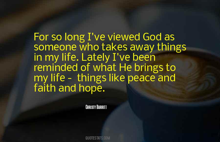 Quotes About Faith And Hope In God #689863