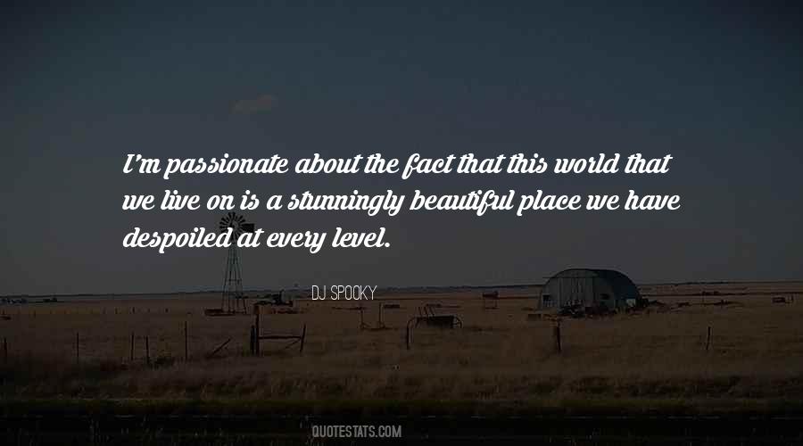 Beautiful World We Live In Quotes #199066