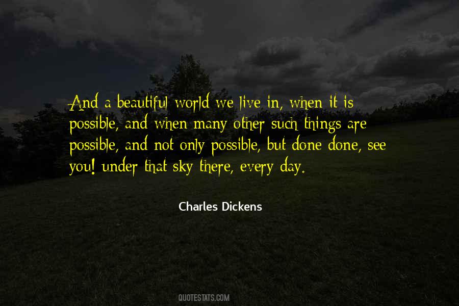 Beautiful World We Live In Quotes #853715
