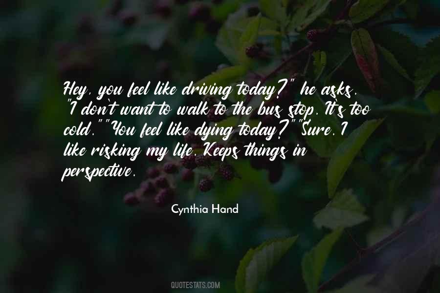 Cold Hand Quotes #1415194