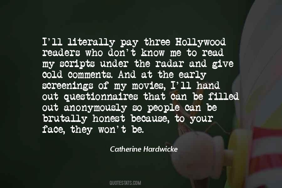 Cold Hand Quotes #1463300