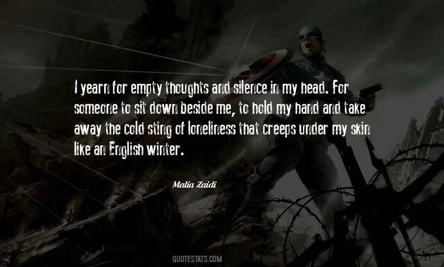 Cold Hand Quotes #1715146
