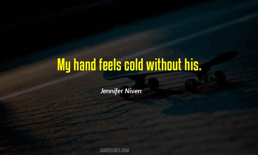 Cold Hand Quotes #79225
