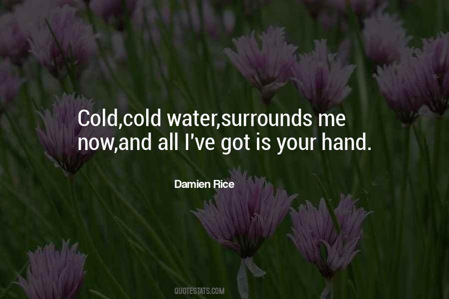 Cold Hand Quotes #819600