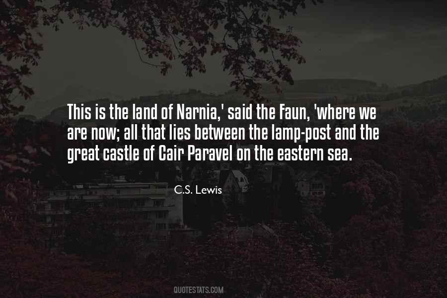 Quotes About The Lamp Post In The Lion The Witch And The Wardrobe #548078