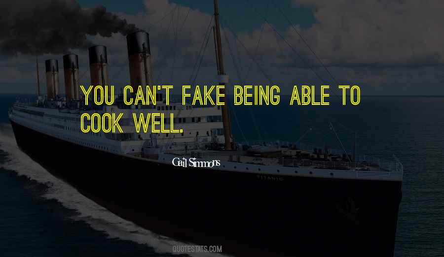 Quotes About Being Fake #1544974