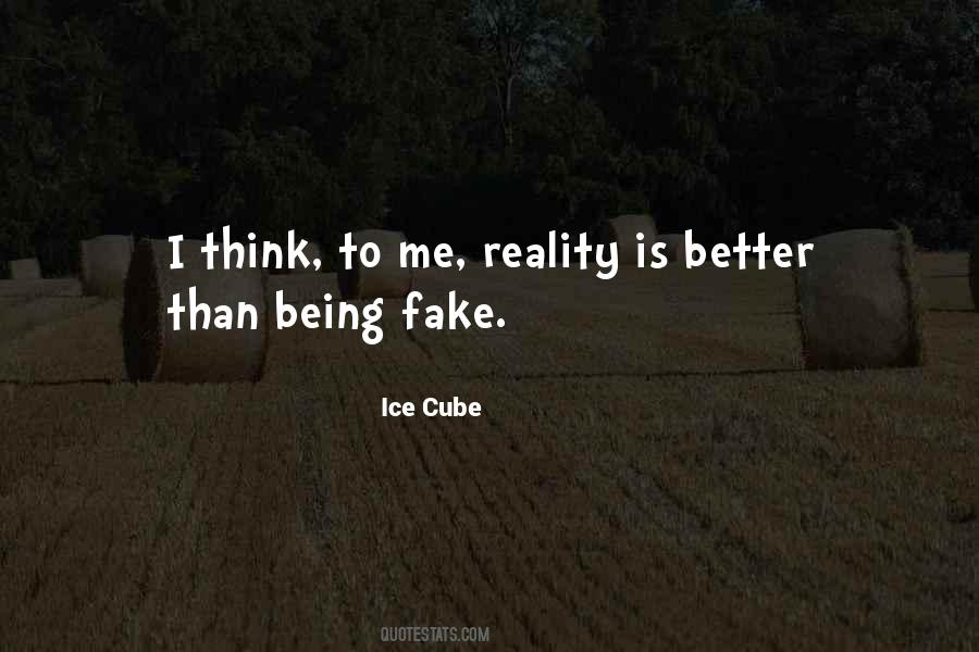 Quotes About Being Fake #1713621
