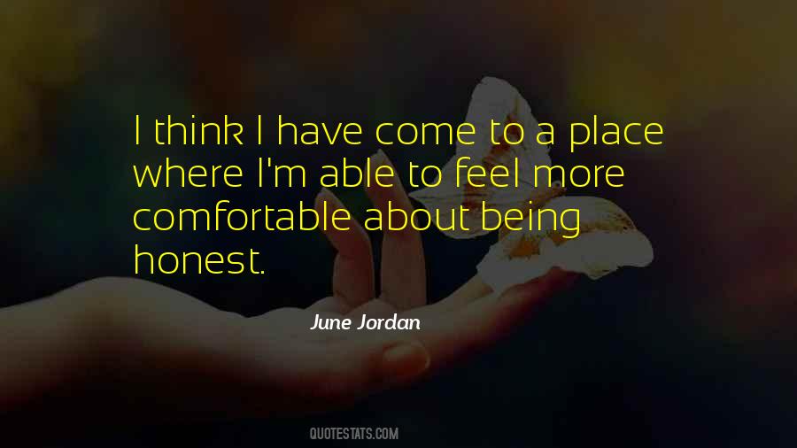 Feel More Comfortable Quotes #690826